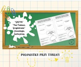 Grzyb - grzybobranie - frazeologia - karta pracy
