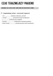 100 zdań w czasie Präsens