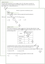 Zestaw zadań matematycznych z egzaminów ósmoklasisty - część 2
