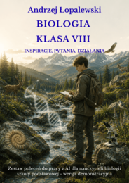 Biologia – klasa VIII. Inspiracje, pytania, działania. Zestaw poleceń do pracy z AI dla nauczycieli biologii szkoły podstawowej_wersja demo