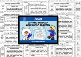 Zima - Czytam i rozumiem - Kolejność zdarzeń