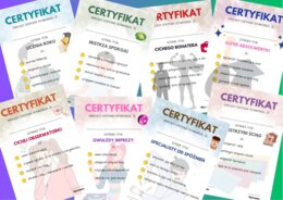 Pozytywne Certyfikaty/Dyplomy dla absolwentów klas 4-8/szkół średnich 32 WZORY