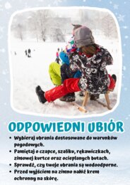 BEZPIECZNE FERIE - materiał edukacyjny