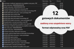 OCENA PRACY NAUCZYCIELA po nowemu- gotowe wzory 12 dokumentów