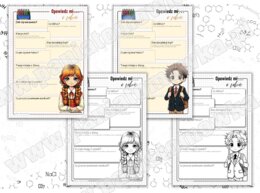 Lekcja wychowawcza. Zajęcia z wychowawcą. Klasa 5,6,7,8. Opowiedz mi o sobie. Poznaj swoich uczniów. Sketchnotka/notatka graficzna. Kreatywna karta pracy. Zadanie.