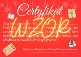 Certyfikat, Boże Narodzenie, Mikołaj