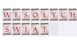 WESOŁYCH ŚWIĄT 0 NAPIS NA GAZETKĘ