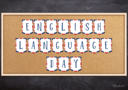 ENGLISH LANGUAGE DAY - GIRLANDA