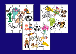 "MIKOŁAJEK" - puzzle - ikonki