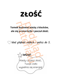 Emocje i uczucia dla dzieci – kolorowanka edukacyjna i karty pracy | 51 stron PDF