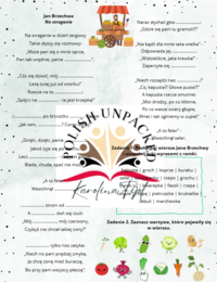 Karta pracy Jan Brzechwa "Na straganie"