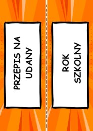 Gazetka "Przepis na nowy rok szkolny".