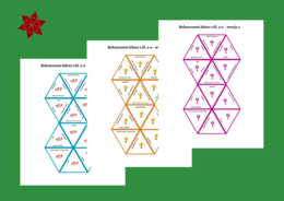 BOHATEROWIE LEKTUR z kl. 4-6 - trimino 12 elementów