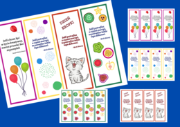 DZIEŃ KROPKI - zakładki do książek - zakładka - kolor - wersja 1