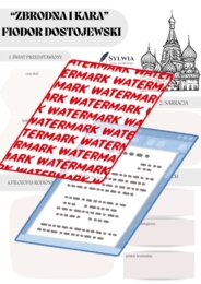 📒Notatnik maturalny „Zbrodnia i kara" Fiodor Dostojewski