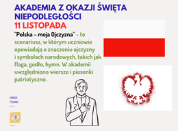 📜 Scenariusz akademii "Polska – moja Ojczyzna" z okazji Święta Niepodległości!