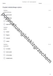 Brainy 5 – Unit 3 – testy