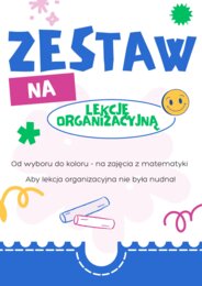 GOTOWIEC na lekcję organizacyjną z matematyki