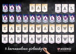GIRLANDY "BAL KARNAWAŁOWY"
