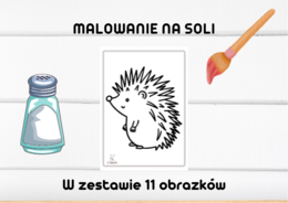 Malowanie na soli - pomysł na prace plastyczna