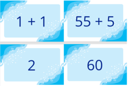 Fiszki z dodawania do 100