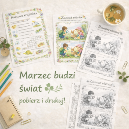 Marzec budzi świat. Karty pracy o zjawiskach wiosennych