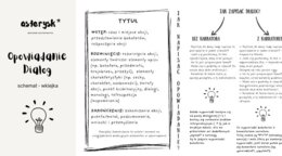 Opowiadanie i dialog - schemat (wklejka)