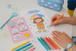 Karta pracy "Deszczowa przygoda"