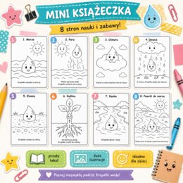 Mini książeczka. Kropelka podróżuje po świecie