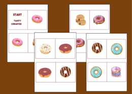 TŁUSTY CZWARTEK – DOMINO PODŁOGOWE – 26 szt. – biblioteka – świetlica – przedszkole