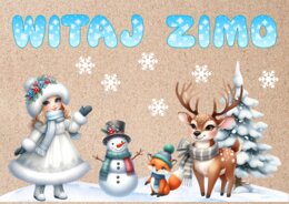 WITAJ ZIMO - dekoracja na gazetkę (pdf)