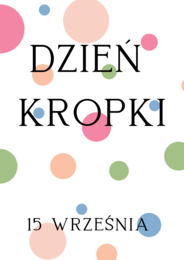 Dzień Kropki - napis