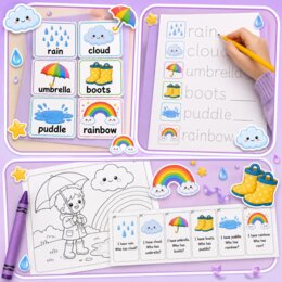 Rainy day vocabulary - angielski A1