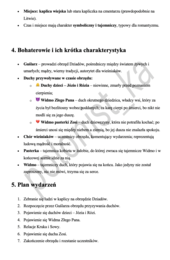 "Dziady" cz. II - notatka dla ucznia