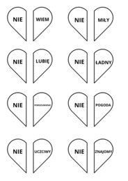 Walentynkowe przykłady pisowni łącznej i rozdzielnej