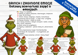 Zajęcia Hospitacyjne Pokazowe GRINCH I ZAGINIONE EMOCJE Klasy 1-3