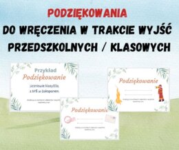 Podziękowanie za odwiedziny / możliwość odwiedzin