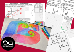 Dzień Fibonacciego. Fibonacci – Prostokąt, Spirala i Serca Fibonacciego. Projekt matematyczno-artystyczny.