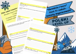 Test (51 zadań+tematy wypracowań P +R)_Zbrodnia i kara_Polski Level Up