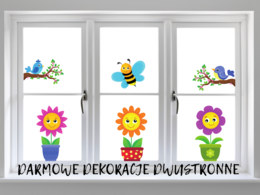 DEKORACJE OKIENNE WIOSENNE