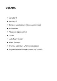 Scenariusz na apel - dzień liczby pi