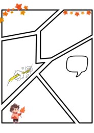 Jesienny comic book- komiks