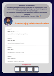 System dziesiętny, jednostki długości, masy, monetarne, kalendarz i czas | Klasy 4-6 | 5 dni zadań | Tydzień 4 misjiThinkRocket