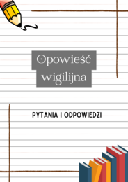 Opowieść wigilijna – Pytania i Odpowiedzi | Interaktywne karty do lektury