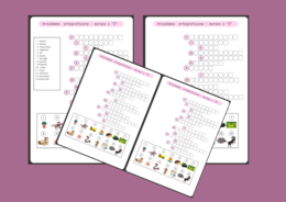 KRZYŻÓWKA obrazkowa – ortografia – Ż - ćwiczenia redakcyjne