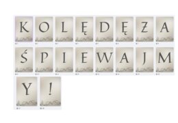 KOLĘDĘ ZASPIEWAJMY! NAPIS NA GAZETKĘ NA JASEŁKA
