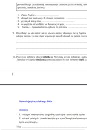 Sprawdzian z lektury ,,Pan Tadeusz"