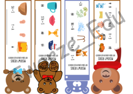 Zakładki Dzień Pluszowego Misia