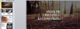Upadek PRL i początek III RP - prezentacja