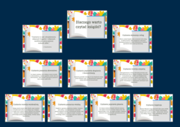 DLACZEGO WARTO CZYTAĆ KSIĄŻKI? - zalety czytania - Dzień Książki – BIBLIOTEKA - gazetka – wersja 2